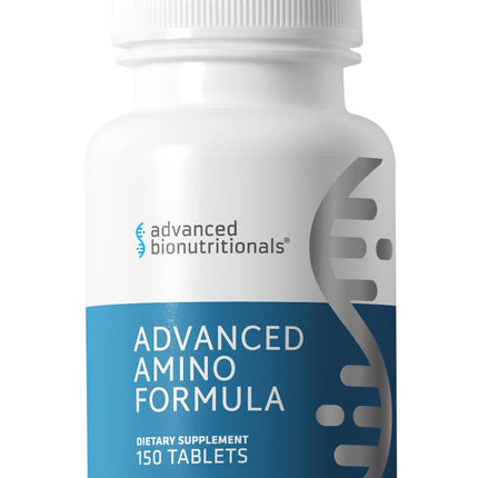 Advanced Bionutritionals Advanced Amino Formula Tablets – 8 Essential Amino Acids, Vegan & Non-GMO