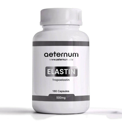 Aeternum Elastin 500mg Capsules – 180 Count | Marine Elastin for Skin Elasticity