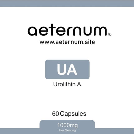 aeternum Urolithin A - UA - Capsules - 500mg - 60 Capsules