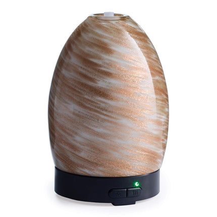 Airome Sparkling Sands Medium Essential Oil Diffuser – 100 mL, Ultrasonic, 8 LED Lights