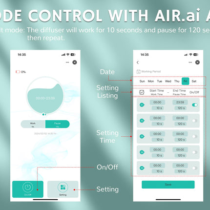Airthereal Portable Nebulizing Scent Diffuser — 200ml, Waterless, Cold Air Tech, App-Controlled (Up to 2000 sq ft)