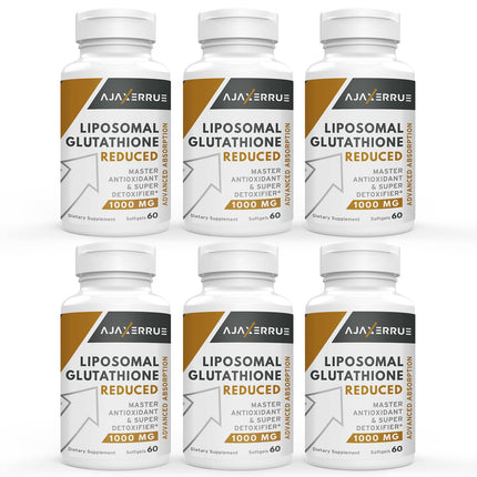 AJAXERRUE 1400 mg Liposomal Glutathione | Superior Absorption + Vitamin C