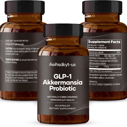 GLP-1 Supplement for Women & Men | Hunger & Metabolism Support – USA Made (60 Capsules)