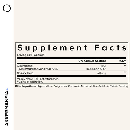 Codeage Akkermansia Muciniphila Probiotic Supplement - 3-Month Supply - 100 Million AFUs - Gluten-Free