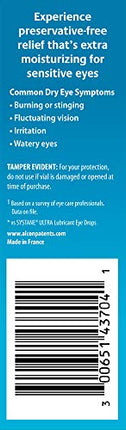 Alcon Hydration Preservative-Free Lubricant Eye Drops – 0.7 mL, 30 Count