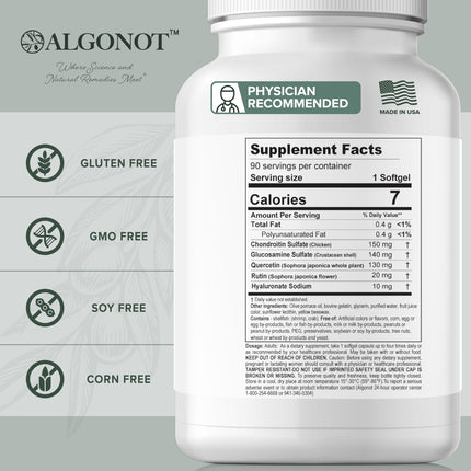 CystoProtek 1 Pack by Algonot – Patented Formula for Bladder Health