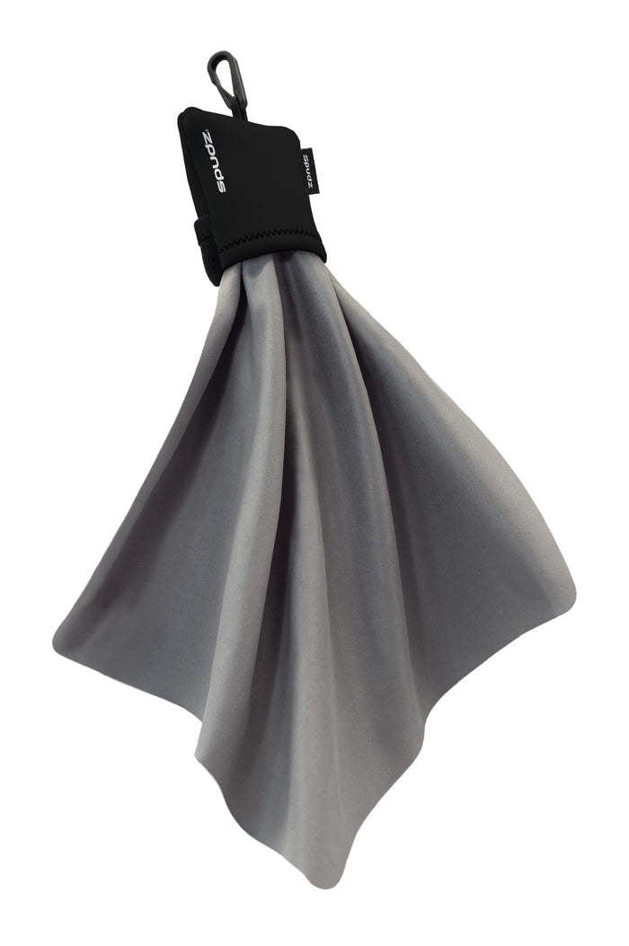 Alpine Innovations SPUDZ Microfiber Cloth Cleaner – Closable Bottom, Black, 10x10