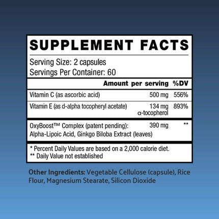 Altitude RX OxyBoost Complex – Altitude Acclimation Formula (60 Servings) | Vitamin C & Alpha Lipoic Acid