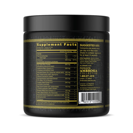 Ambrosia Nektar Superfood Powder – Daily Wellness Support, Greens Powder Alternative | 30 Servings | Fruit Symphony