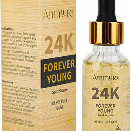 Ammuri 24K Gold Face Serum – Radiance & Anti-Aging Boost
