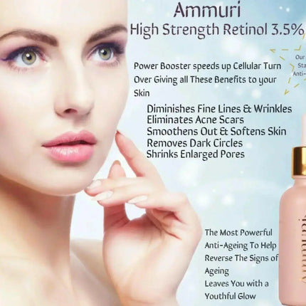 Retinol 3.5% Face Serum for Anti-Ageing & Skin Renewal | Ammuri