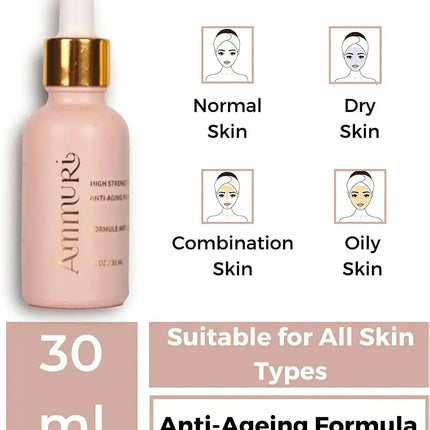 Retinol 3.5% Face Serum for Anti-Ageing & Skin Renewal | Ammuri