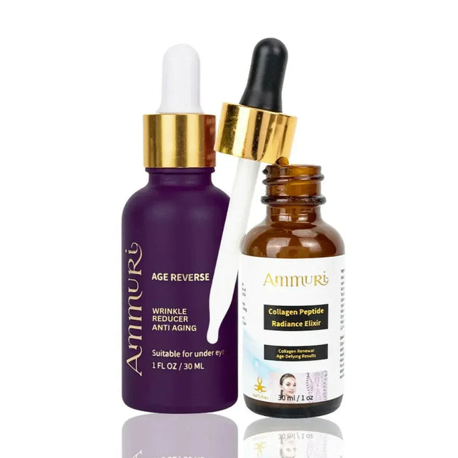 Ammuri Beauty Collagen Peptide Skincare Elixir Set