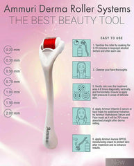 Ammuri Derma Roller Titanium Skin Rejuvenation System
