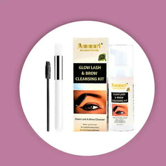 Ammuri Lash & Brow Cleansing Kit: Eyelash Extension Shampoo Kit
