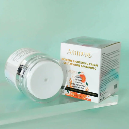 Ammuri Lightening Brightening Moisturiser Cream – For Face, Body & Sensitive Areas (50g)