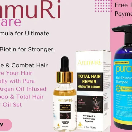 Pura D'or Hair Repair Set for Thinning Hair & Hair Loss | Ammuri
