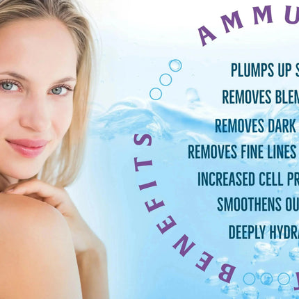 Hyaluronic Acid & Vitamin C Anti-Ageing Serum for Deep Hydration | Ammuri