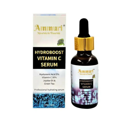 Hyaluronic Acid & Vitamin C Anti-Ageing Serum for Deep Hydration | Ammuri