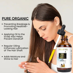 Pure Organic Black Seed Oil | Cold-Pressed Nigella Sativa for Skin, Hair & Wellness – Ammuri Beauty