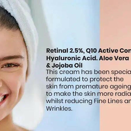 Q10 Face Cream & Retinol 2.5% Firming Day & Night Cream | Ammuri