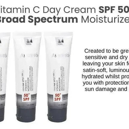 Vitamin C Day Serum SPF 50 – 7-in-1 Moisturiser for Brightening & Protection | Ammuri