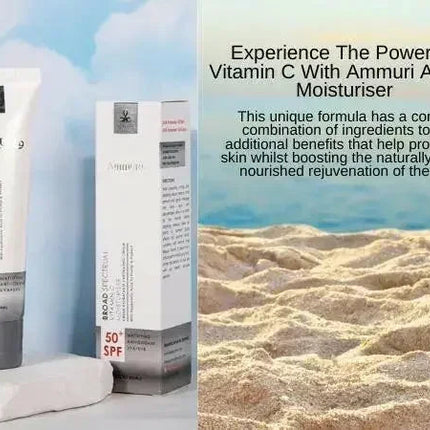 Vitamin C Day Serum SPF 50 – 7-in-1 Moisturiser for Brightening & Protection | Ammuri