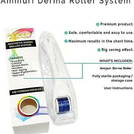 Ammuri Skincare Titanium Derma Roller 0.5mm System