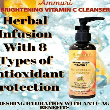 Vitamin C Facial Cleanser for Brightening & Antioxidant Protection | Ammuri