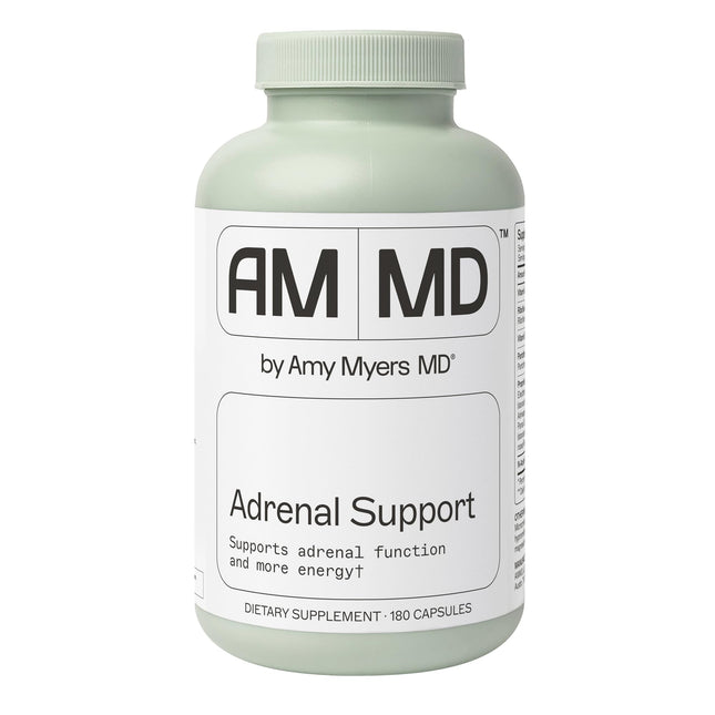 Amy Myers MD Adrenal Support | Adaptogenic Herb Supplement with Ashwagandha & Rhodiola - 180 Capsules