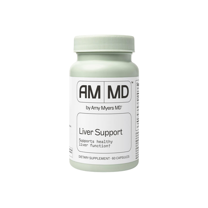 Amy Myers MD Liver Support with Selenium, Milk Thistle & Turmeric - 60 Capsules