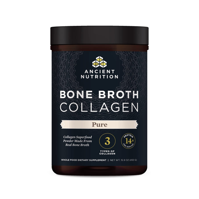 Ancient Nutrition Bone Broth Collagen Powder – Multi-Collagen Peptides, 30 Servings