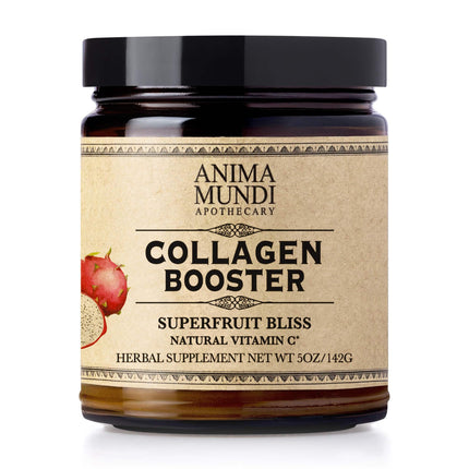 Anima Mundi Apothecary Vegan Collagen Booster Powder – Superfruit Bliss (5oz) | Skin, Hair & Nails