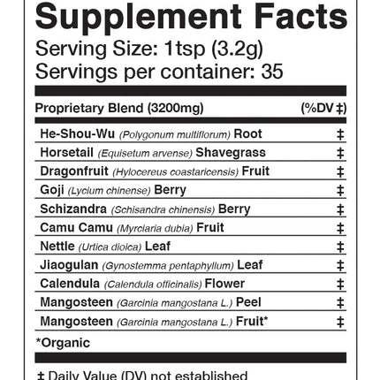 Anima Mundi Apothecary Vegan Collagen Booster Powder – Superfruit Bliss (5oz) | Skin, Hair & Nails