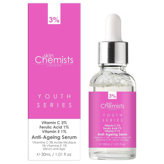 Anti-Ageing Serum Vitamin C 3%, Ferulic Acid 1%, Vitamin E 1% 30ml