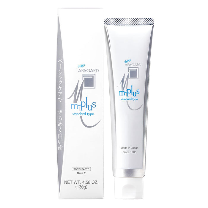 APAGARD M-Plus Nano-Hydroxyapatite Toothpaste – Fluoride-Free, 130g, Family Size