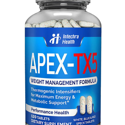 APEX-TX5 Weight Management Supplement - 120 Tablets - USA Made