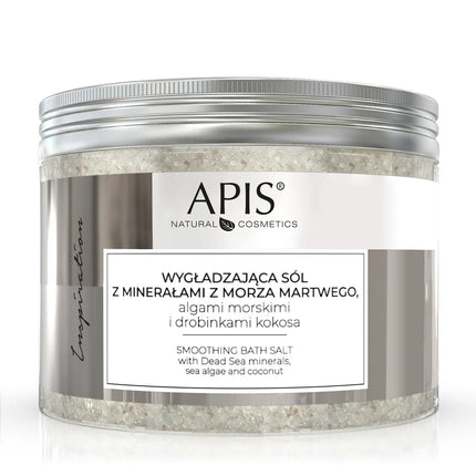 Apis Inspiration Smoothing Bath Salt with Dead Sea Minerals, Marine Algae and Coconut | 650g