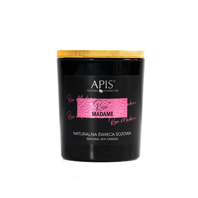 Apis Rose Madame Natural Soy Candle | Rose, Jasmine & Patchouli | 150g