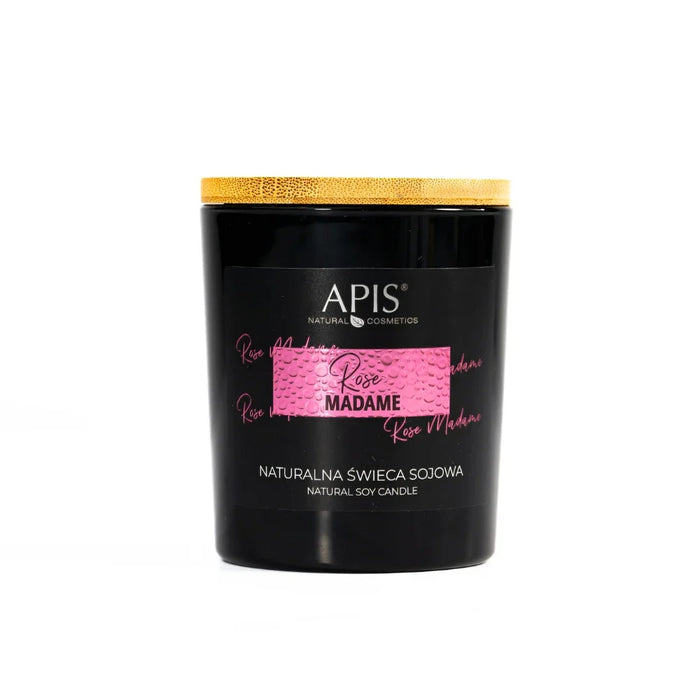 Apis Rose Madame Natural Soy Candle | Rose, Jasmine & Patchouli | 150g