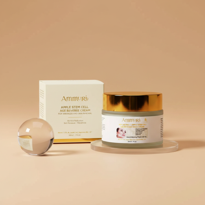 Retinol & Apple Stem Cell Face Cream for Fine Lines (50ml) | Ammuri