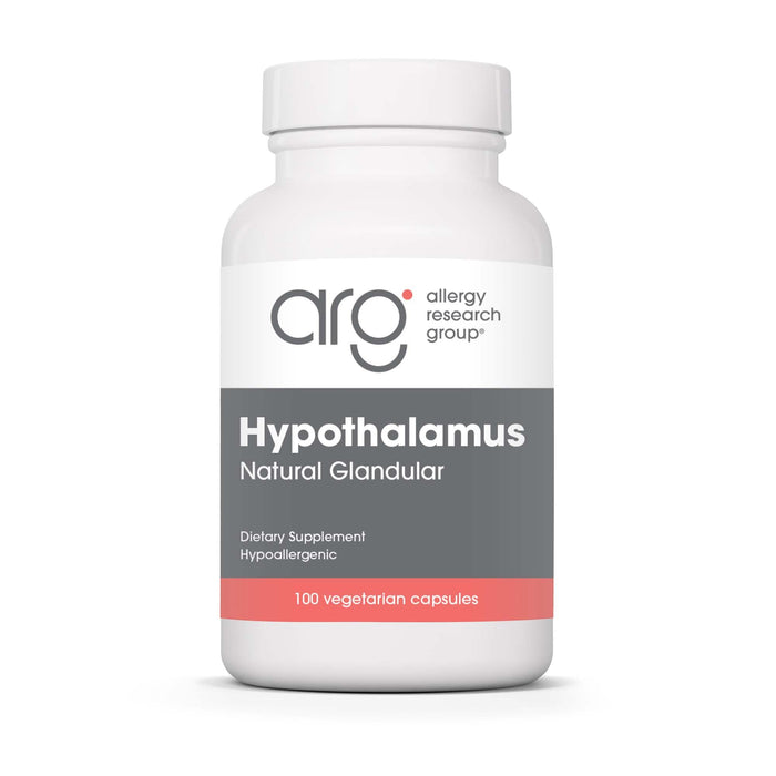 Allergy Research Group Hypothalamus Supplement - Endocrine & Adrenal Support, 500mg Bovine Glandular Vegicaps, 100 Count