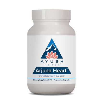 Ayush Herbs Arjuna Heart | Heart Support Supplement | 90 Vegetarian Capsules