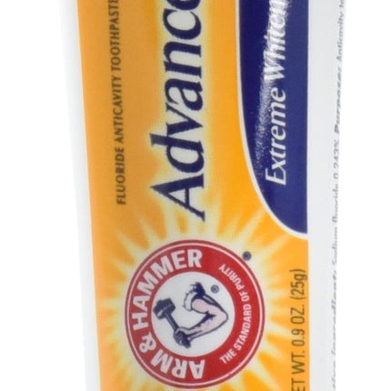 Arm & Hammer Advance White Toothpaste - 0.9 oz Travel Size (Pack of 3)