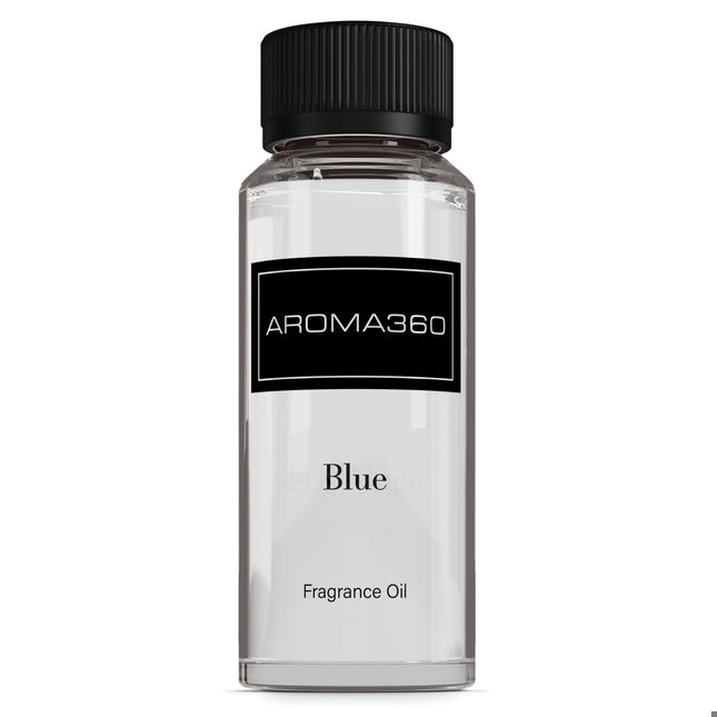 Aroma360 Blue Diffuser Oil Blend | Luxury Reed Diffuser Aromatherapy | Blue Cedar, Lavender & Eucalyptus | 4.1 fl oz (120 mL)