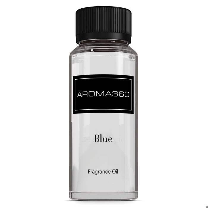 Aroma360 Blue Diffuser Oil Blend | Luxury Reed Diffuser Aromatherapy | Blue Cedar, Lavender & Eucalyptus | 4.1 fl oz (120 mL)