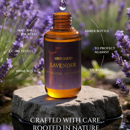 Aromadd Lavender Diffuser Oil — Hotel-Inspired Lavender for Waterless Diffusers, 3.38 fl oz