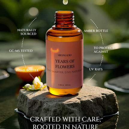 Aromadd Years of Flowers Diffuser Oil – Hotel-Inspired Freesia & Osmanthus, 3.38 fl oz