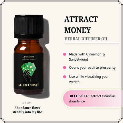 Aromafume Attract Money, Success & Prosperity Diffuser Oils — 3 x 10ml
