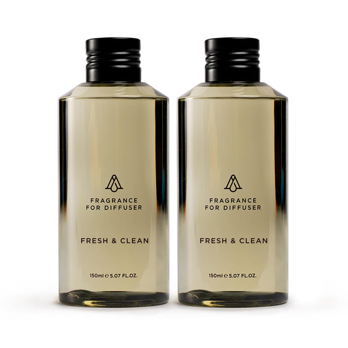 AromaPlan Fresh & Clean Essential Oil 5oz (2-Pack) for Diffusers – USA Made, Long-Lasting Fragrance